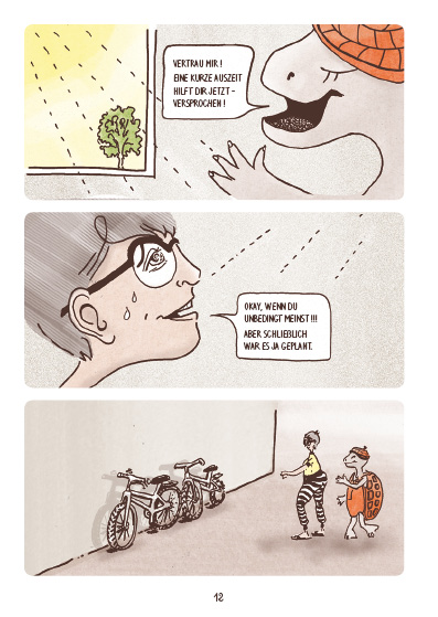 Comic fahrrad