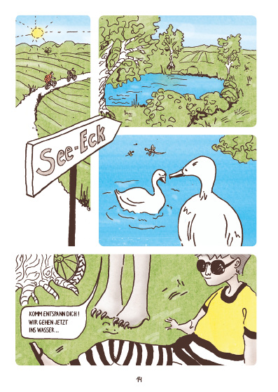 Comic am See